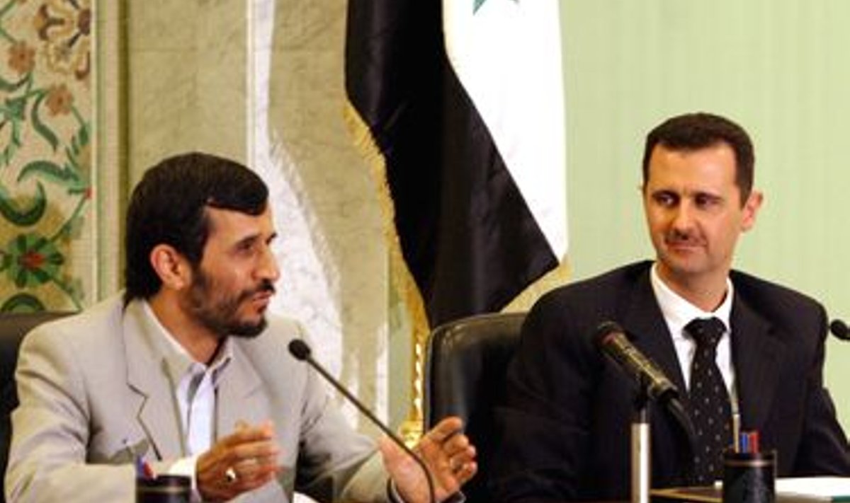 Bashar al Assad, Mahmoud Ahmadinedžad,