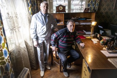 Jüri Reinmann (paremal) ja Grigori Ševtšenko läksid Tšernobõli õnnetuse jälgi likvideerima vabatahtlikena.