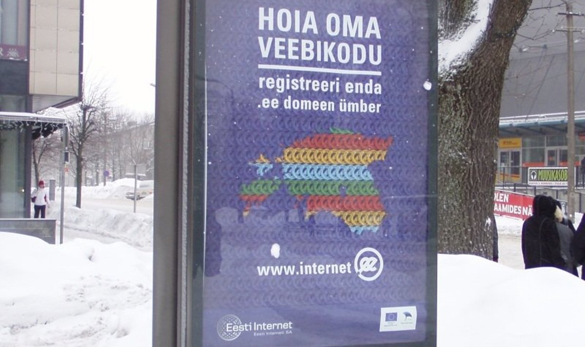 Eesti Interneti Sihtasutuse välireklaam, Foto: Virgo Kruve 