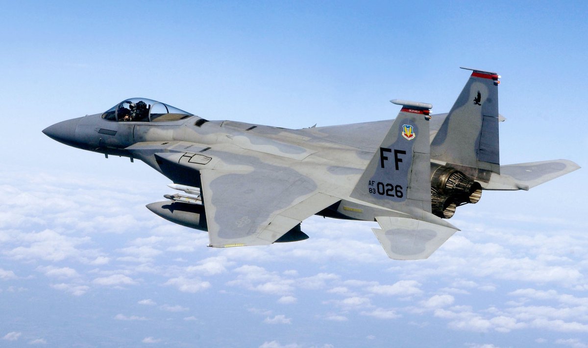 USA lennuk F-15 (foto on illustreeriva tähendusega) 