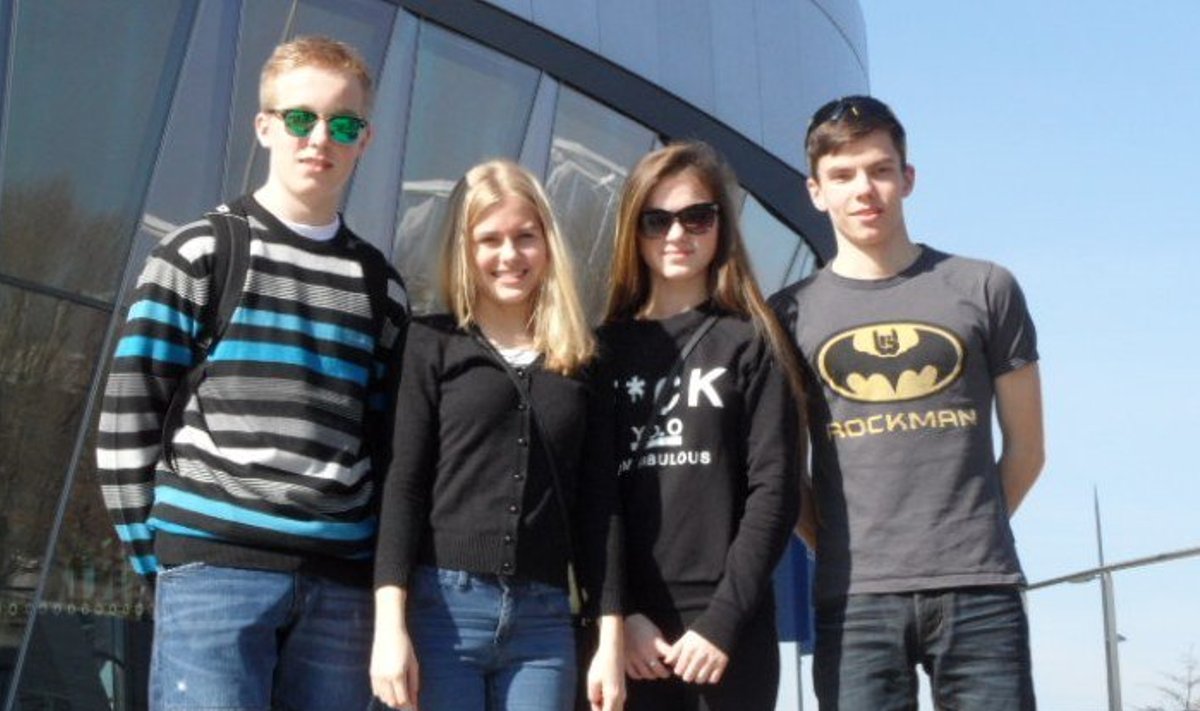 Illuka õpilased Saksamaal. Foto: Kristi Klaamann
