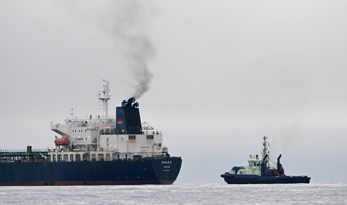 Tanker Eagle S, mida kahtlustatakse merekaabli Estlink 2 lõhkumises