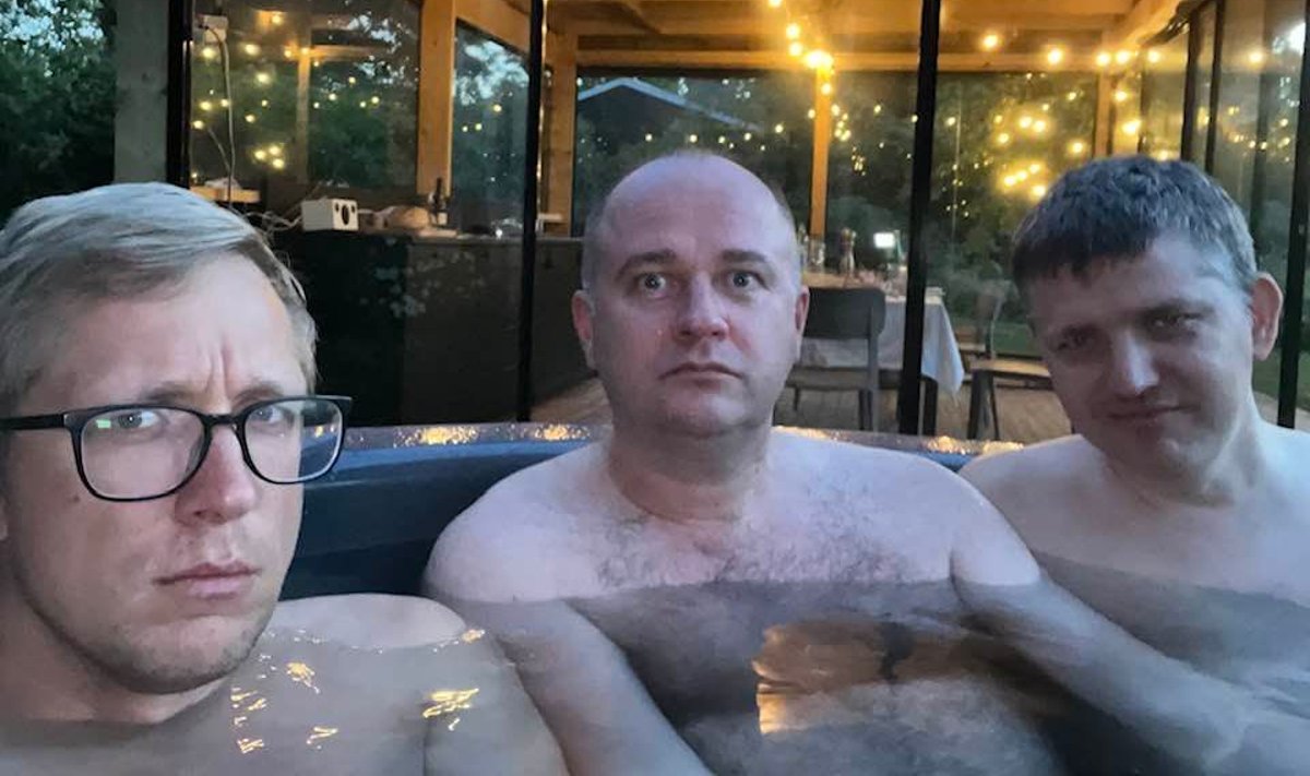 Johannes Tralla, Andres Kuusk ja Mirko Ojakivi.