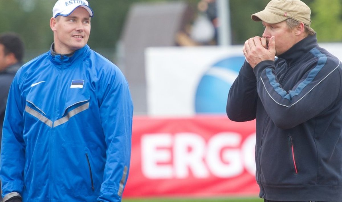 Eesti kettaheitevõistkond koosseisus Gerd Kanter - Aleksander Tammert said Kosel toimunud ERGO Maailmamängudel teise koha 