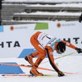 ВИДЕО: Лыжник впервые в жизни увидел снег на чемпионате мира