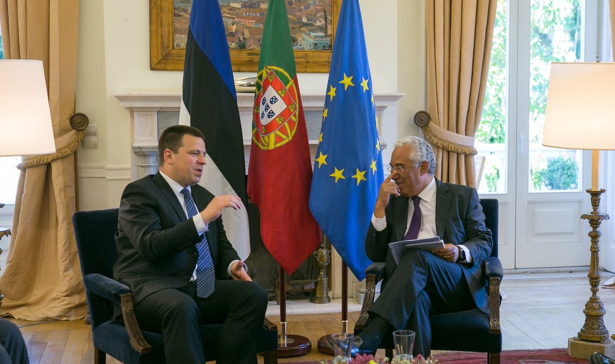 Peaminister Jüri Ratas kohtus Lissabonis Portugali peaministri António Costaga