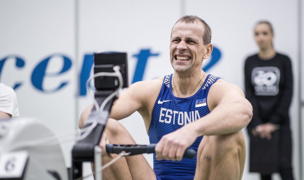 Tõnu Endrekson on sel hooajal läbinud 2000 meetrit ergomeetril eestlastest kõige kiiremini, edestades napilt Allar Rajat.