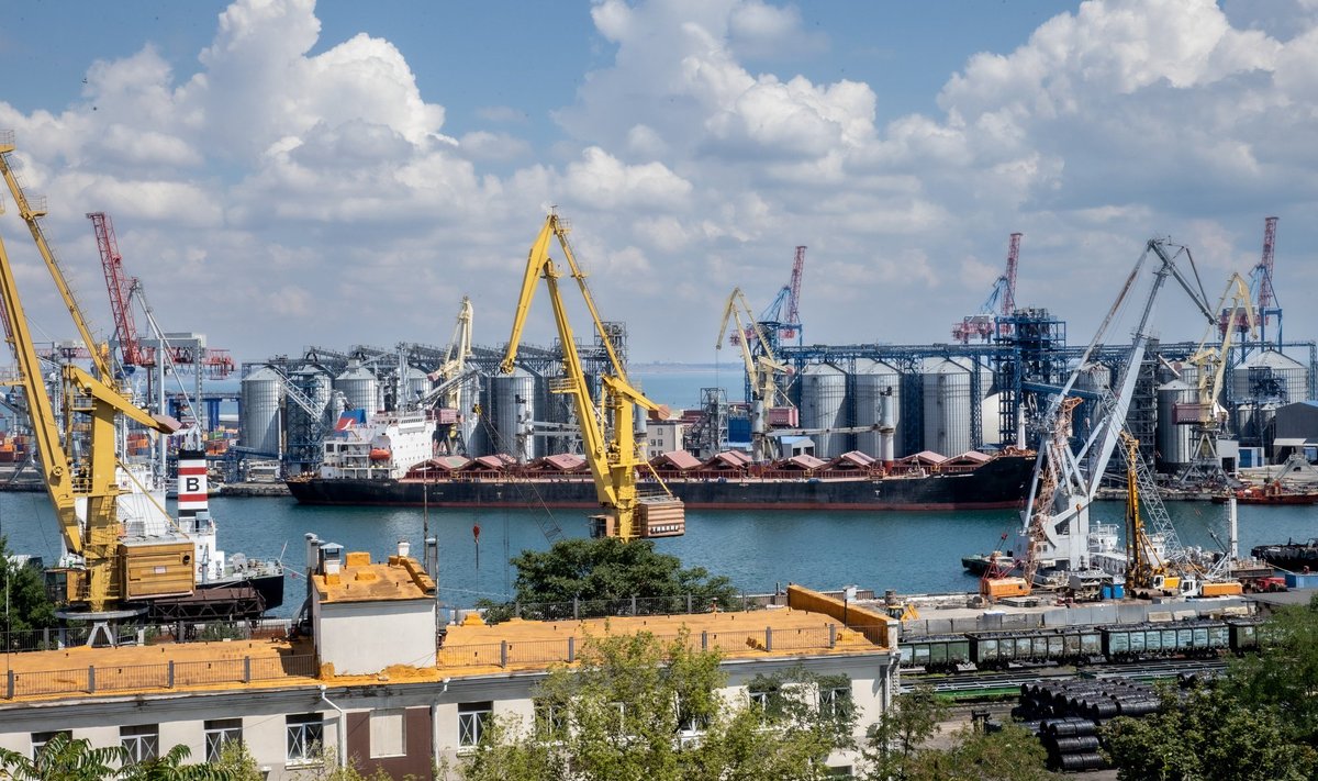 Odessa sadama elevaatorid on silmini vilja täis ja veel miljoneid tonne ootab sisemaal hoidlates. 120-päevase koridori ajal ei jõuta kindlasti kõike seda välja saata.