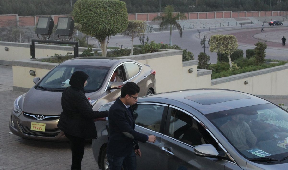 Sõidujagamisteenuse Careem kasutajad Dubais.