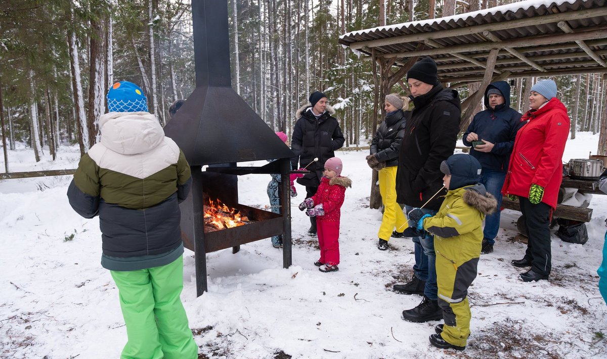 Eelmise aasta RMK jõuluüritus Tõrvaninal