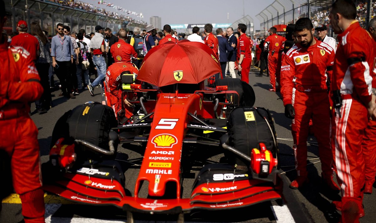Austraalia GP-l tõmmati Ferrarile müts sügavalt silmile.