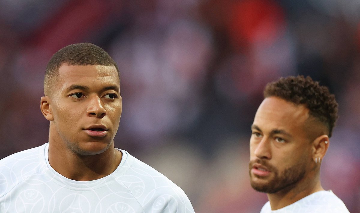 Kylian Mbappe luhtas suurepärase võimaluse, Neymar päästis PSG-le viigipunkti.
