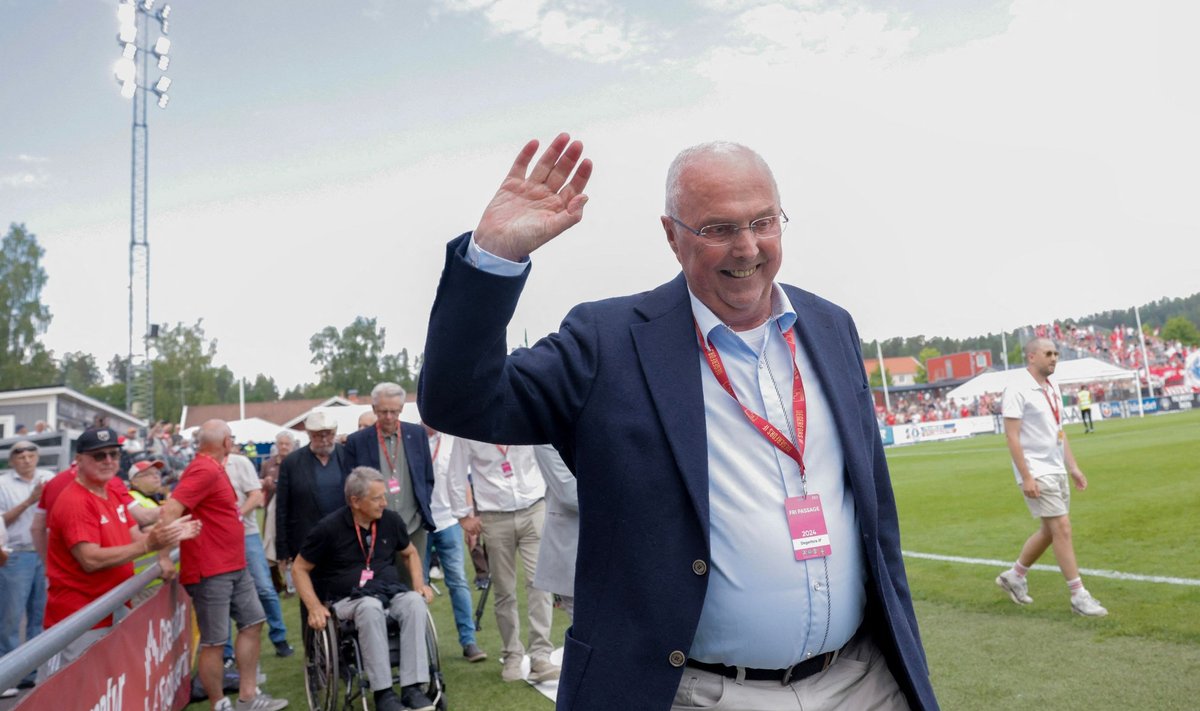 Sven-Göran Eriksson tänavu 1. juunil