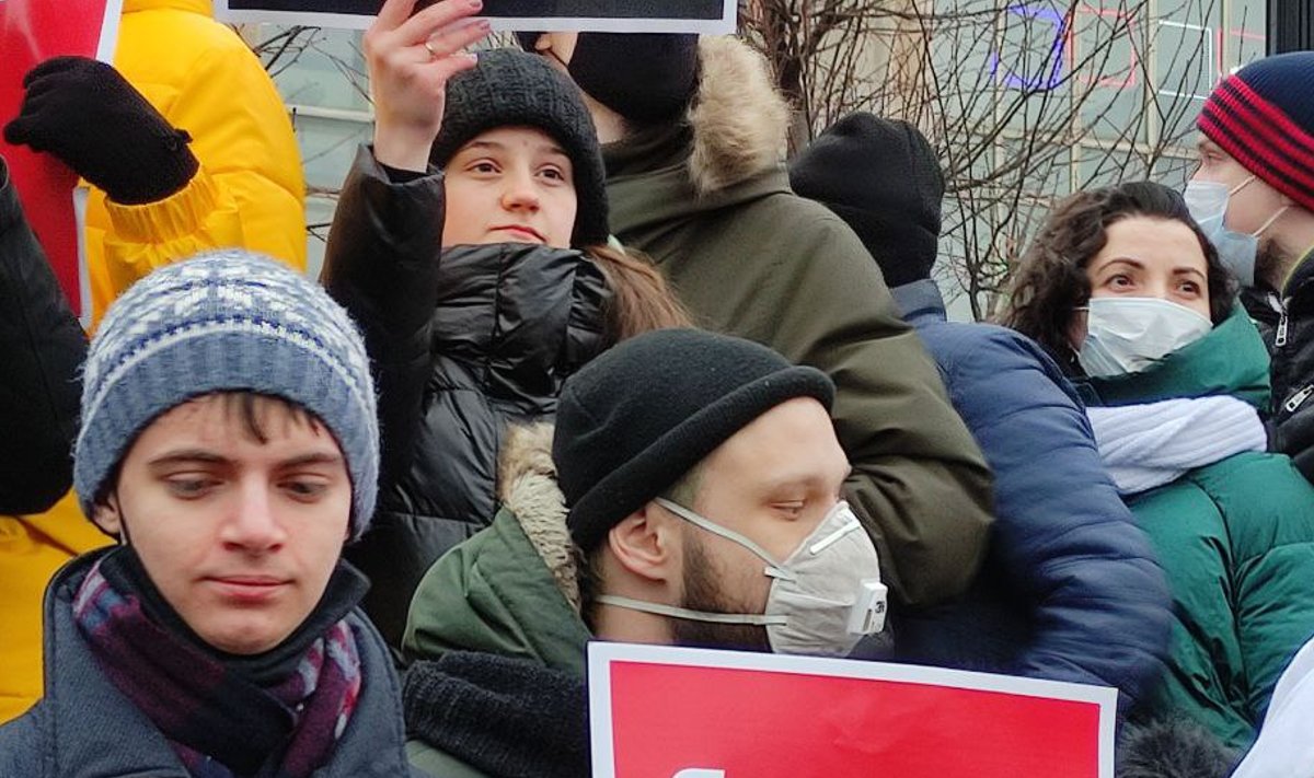 Navalnõi toetusprotest Moskvas 23.01.