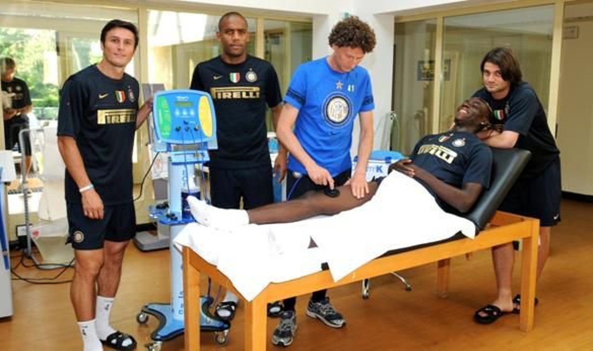 Diatermia meetodit kasutab ka Milano Interi jalgpallimeeskond