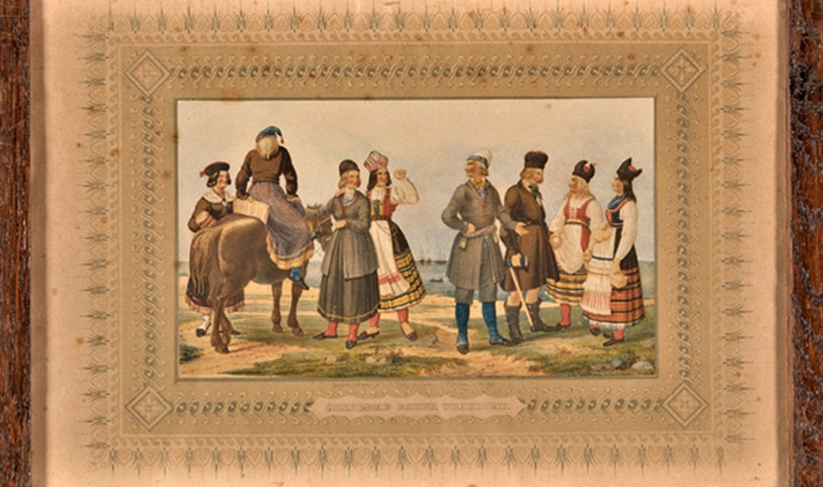 Millised tüdrukud saavad paremini mehele, võib küsida vaadates Friedrich Kruse ja Georg Friedrich Schlateri 1852. aasta litograafiat „Saarlased” ERM-i kunstikogust. 