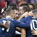 Prantsuse jalgpallurite treeningut luuras droon