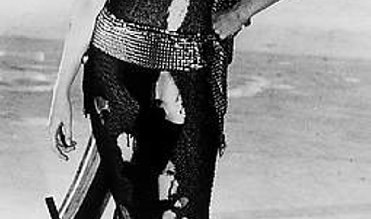 Jane Fonda 1976. aastal Barbarella võtteplatsil. AFP