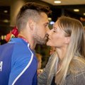 FOTO | Magnus Kirti tervitas lennujaamas kuuma suudlusega MM-pronksivõitjast tüdruksõber