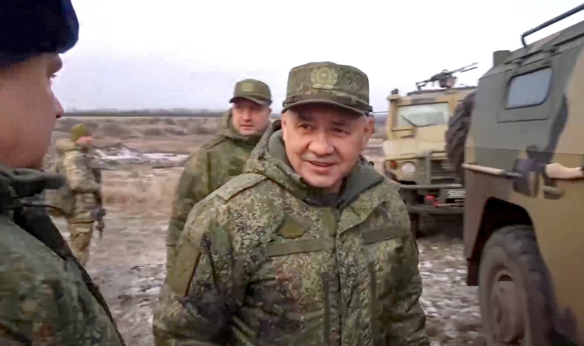 Sergei Šoigu 22. detsembril avaldatud videos