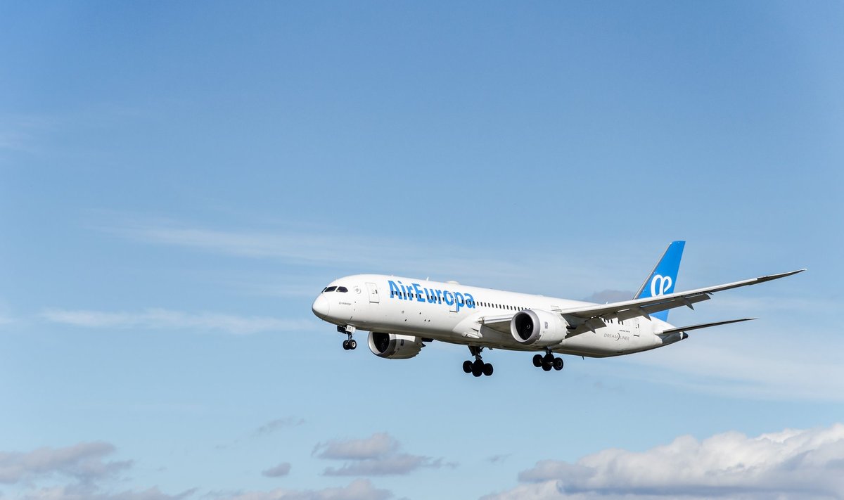 AirEuropa on Hispaania suuruselt kolmas lennufirma.