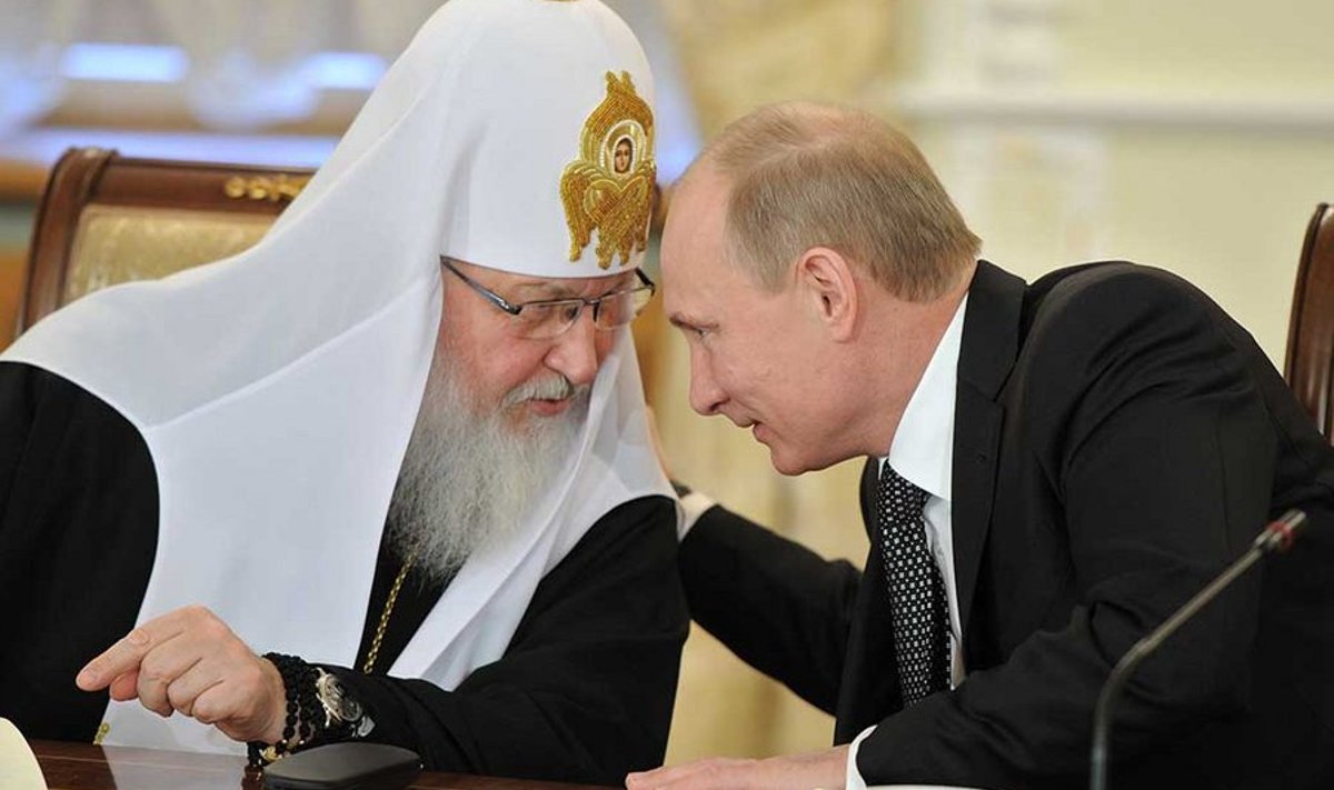 Vene patriarhi Kirilluse juhitav õigeusu kirik on üks suuremaid president Vladimir Putini toetajaid. 