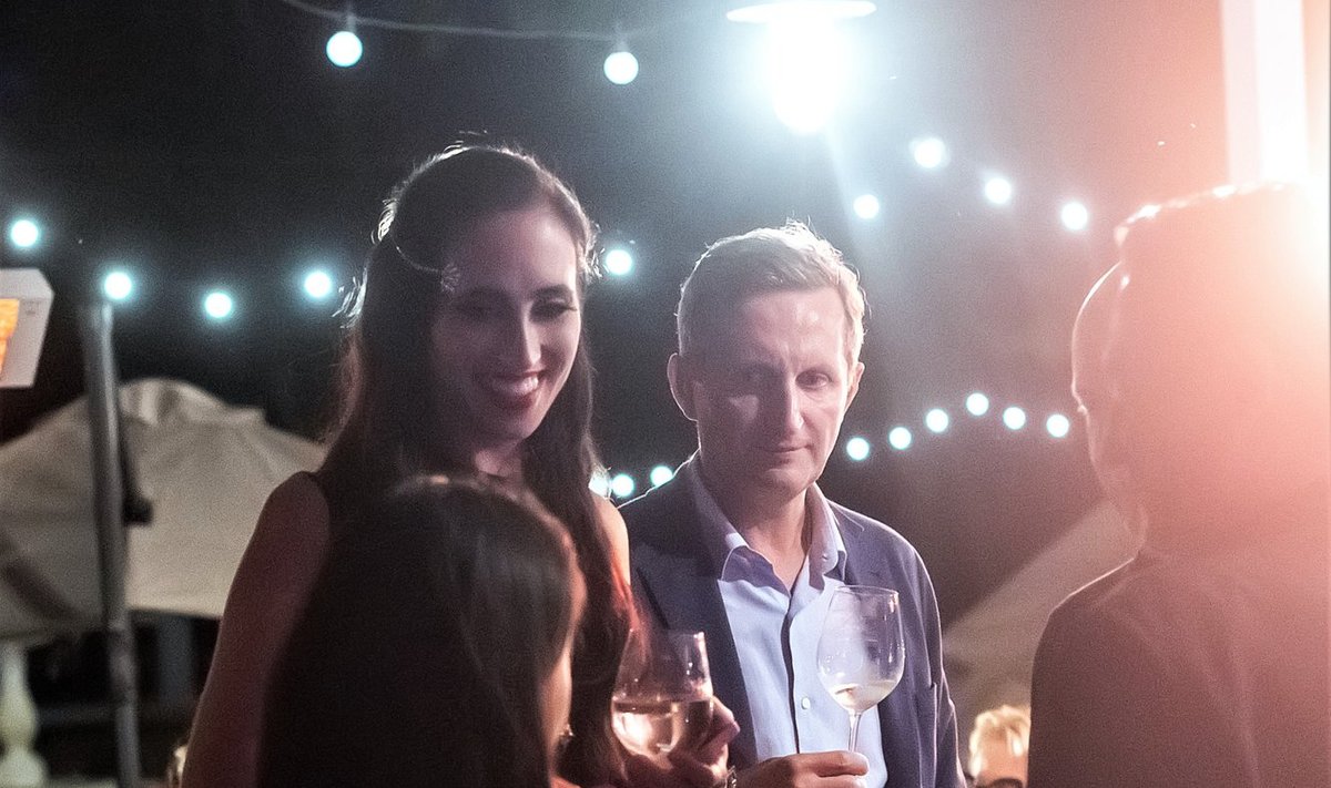 PÄRNU ÖÖS Elina Nechayeva ja David Pärnamets.