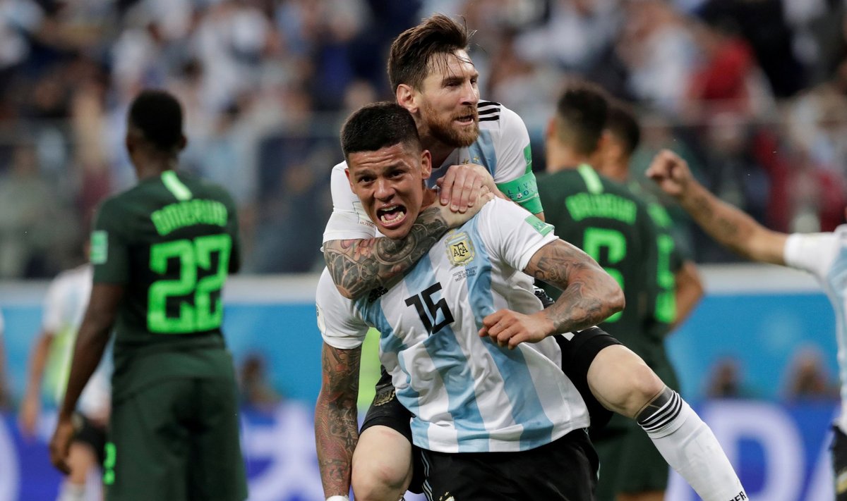 Tänu Marcos Rojo tabamusele elab veel Argentina ja Lionel Messi unistus MM-tiitlist.