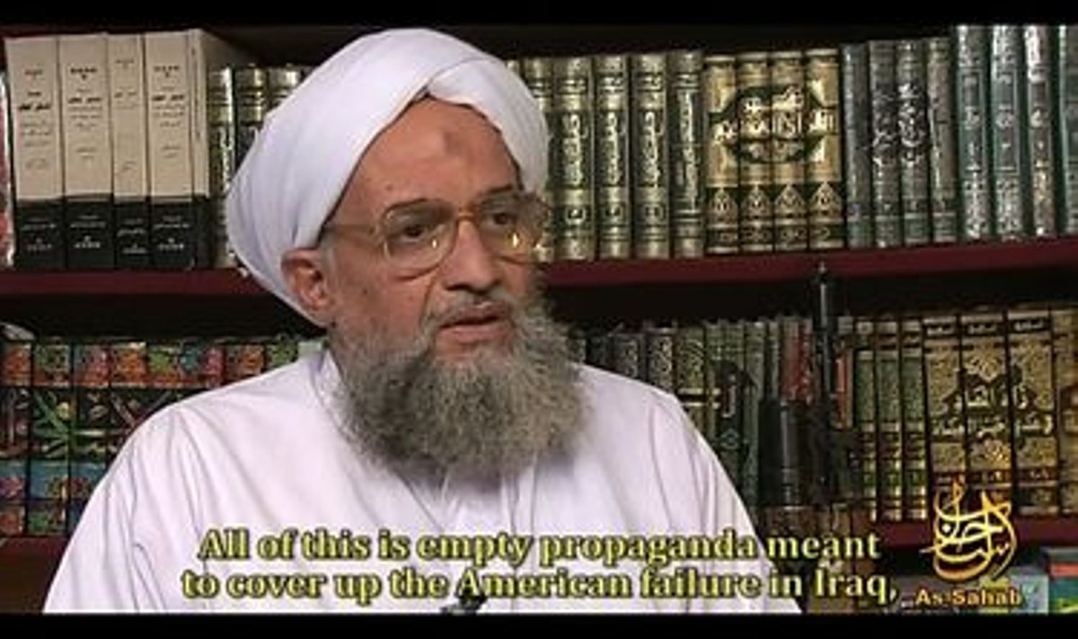Al-Qaida tähtsuselt teine mees Ayman al-Zawahiri