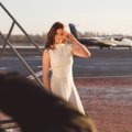 GALERII ja VIDEOD | Tallinna lennuväljal trotsisid külmakraade ja mööduvaid lennukeid Miss Raplamaa kandidaadid