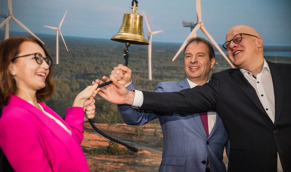 Enefit Greeni börsikella helistamine 2021.10.21