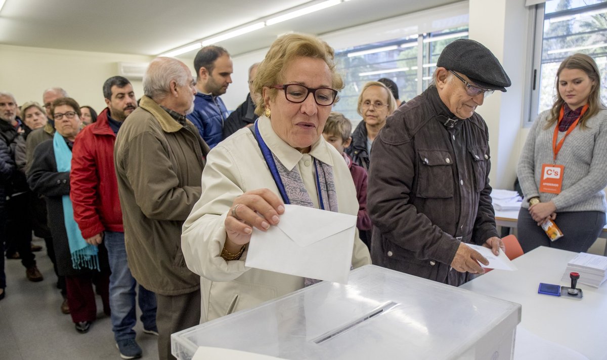 Kataloonia valijad on viisakad. Trügimist suurest rahvahulgast hoolimata ei tekkinud.