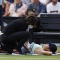 Wimbledoniks valmistuv Raducanu sai kohe esimeses kohtumises vigastada 