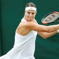 FOTO | Maailma 82. number mängib Wimbledonis viiendat kuud rasedana