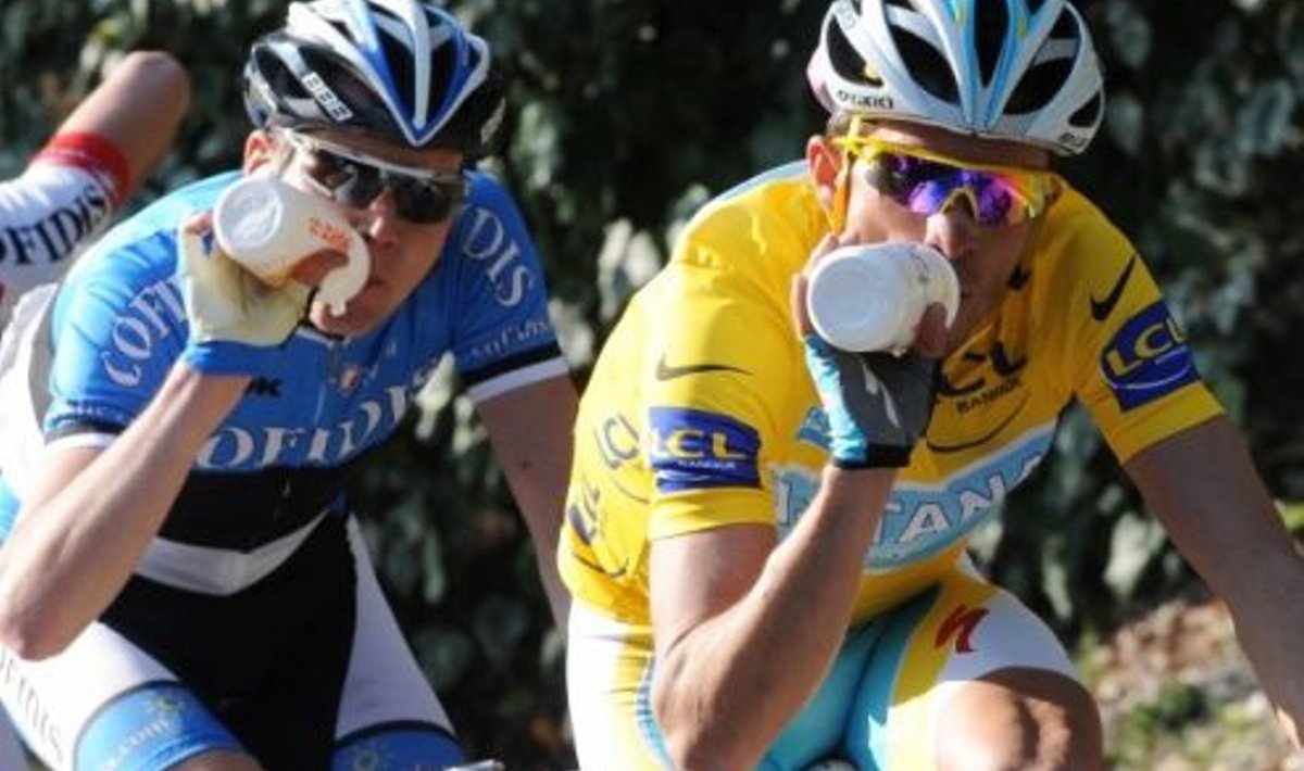 Rein Taaramäe, Alberto Contador, jalgratas