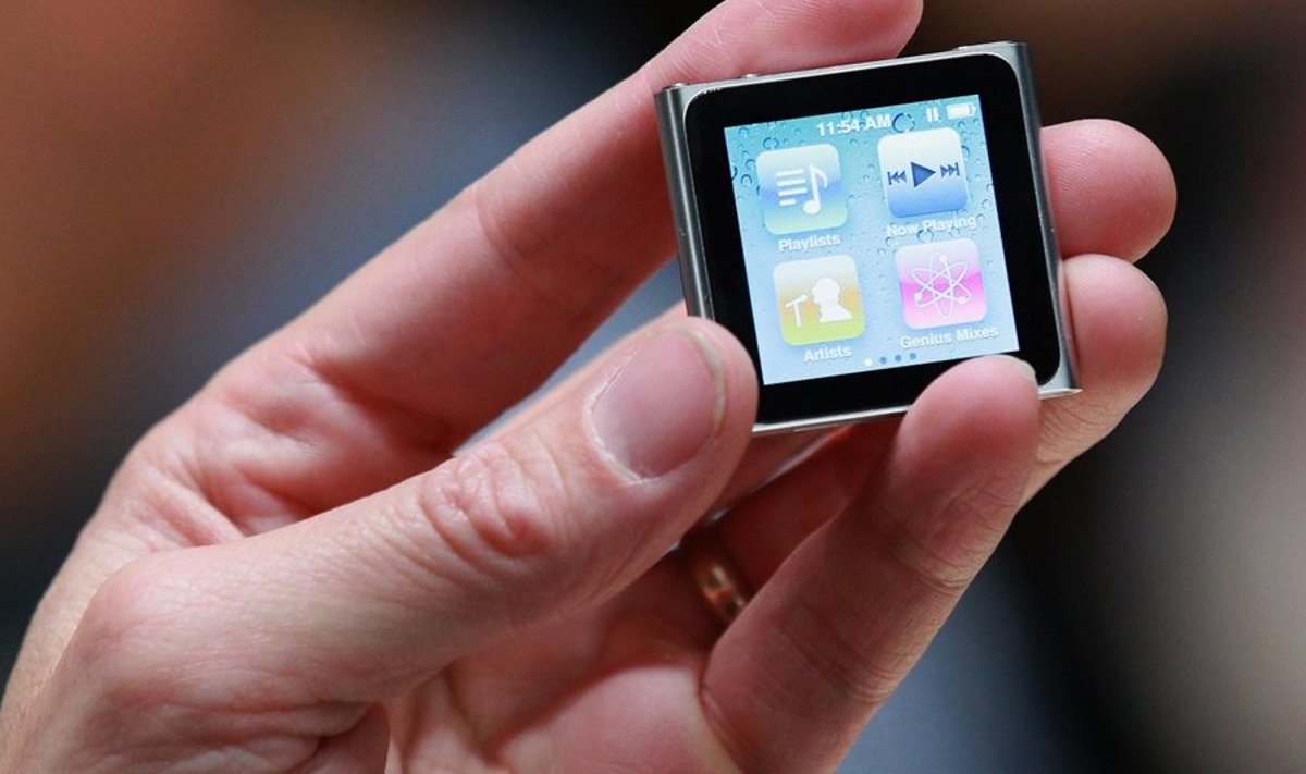 Ekraaniga iPod Nano. Foto: Justin Sullivan, AFP