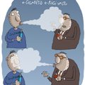 Karikatuur | Tubakaduell ehk e-sigaretid e-riigi vastu