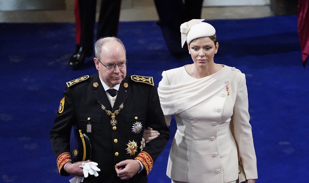 Monaco prints Albert ja printsess Charlene