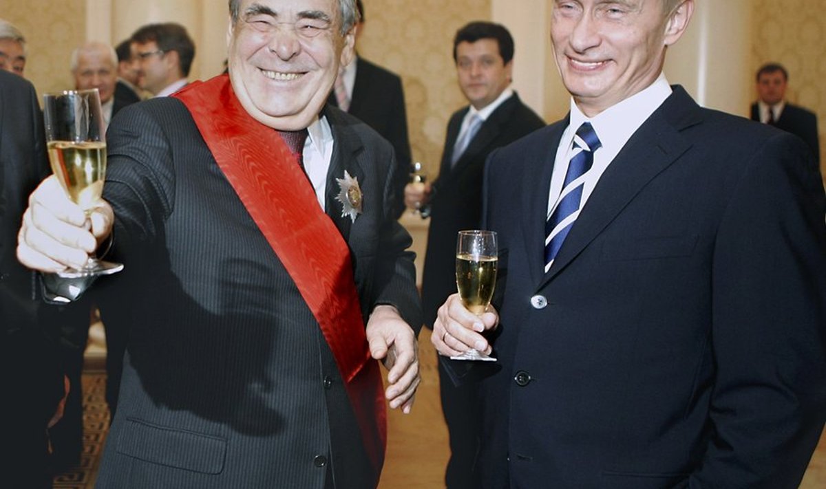 Tatarstani president Mintimir Šaimiev koos Venemaa president Vladimir Putiniga.