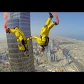 VIDEO: Mehed hüppavad oma lõbuks maailma kõrgeima hoone otsast alla