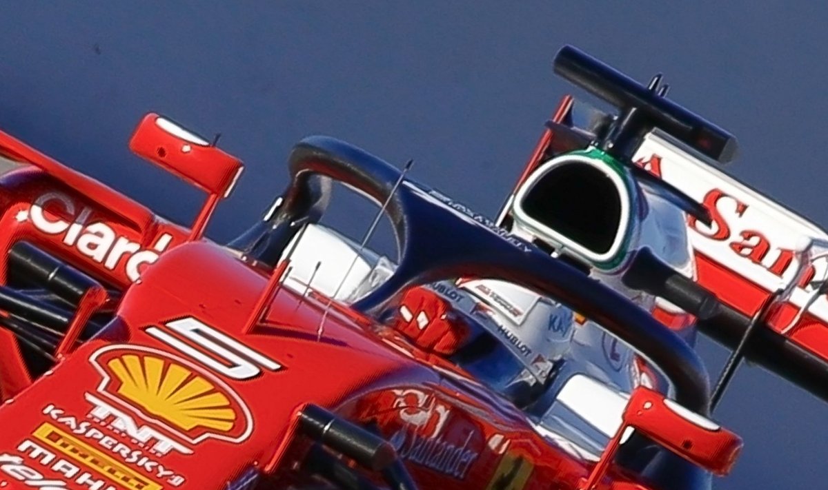 Sebastian Vetteli vormel ja Halo-tüüpi turvakaitse