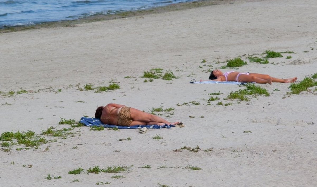 Пьяный мужчина чуть не утонул, голая женщина спала на берегу - Delfi RUS