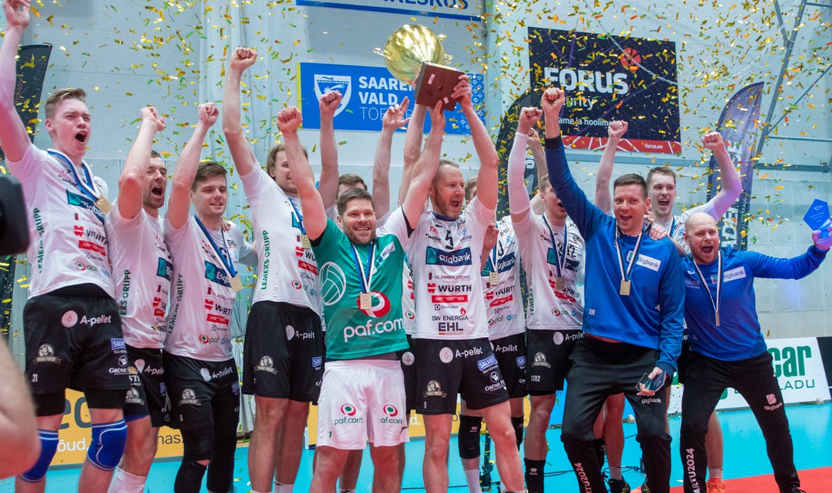 Tartu Bigbank krooniti pika pausi järel Eesti meistriks.