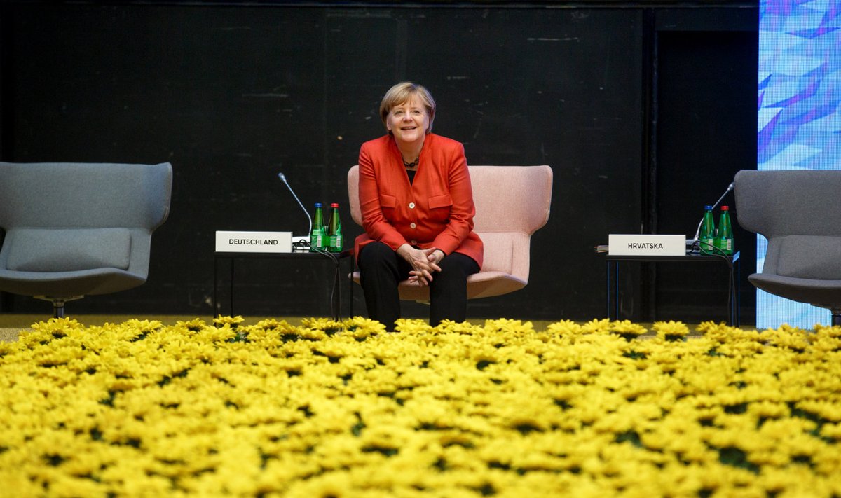 Ангеле Меркель очень понравилось, как все было устроено в Котле культуры.