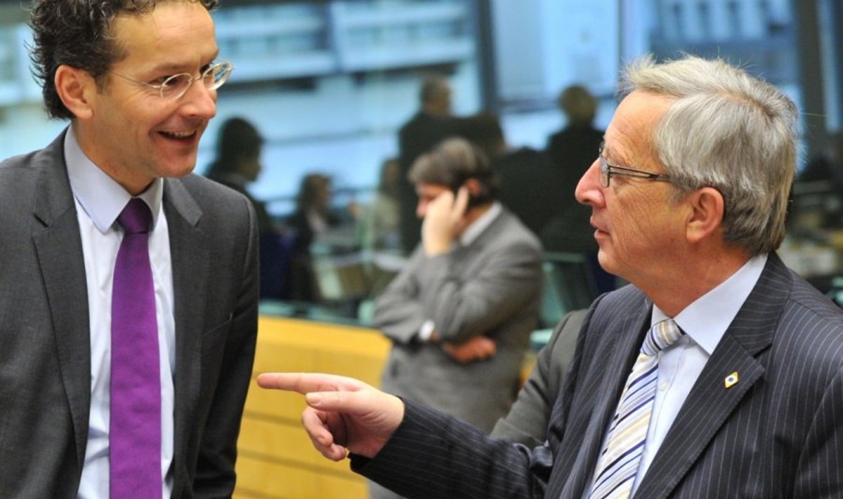 Jeroen Dijsselbloem ja Jean-Claude Juncker