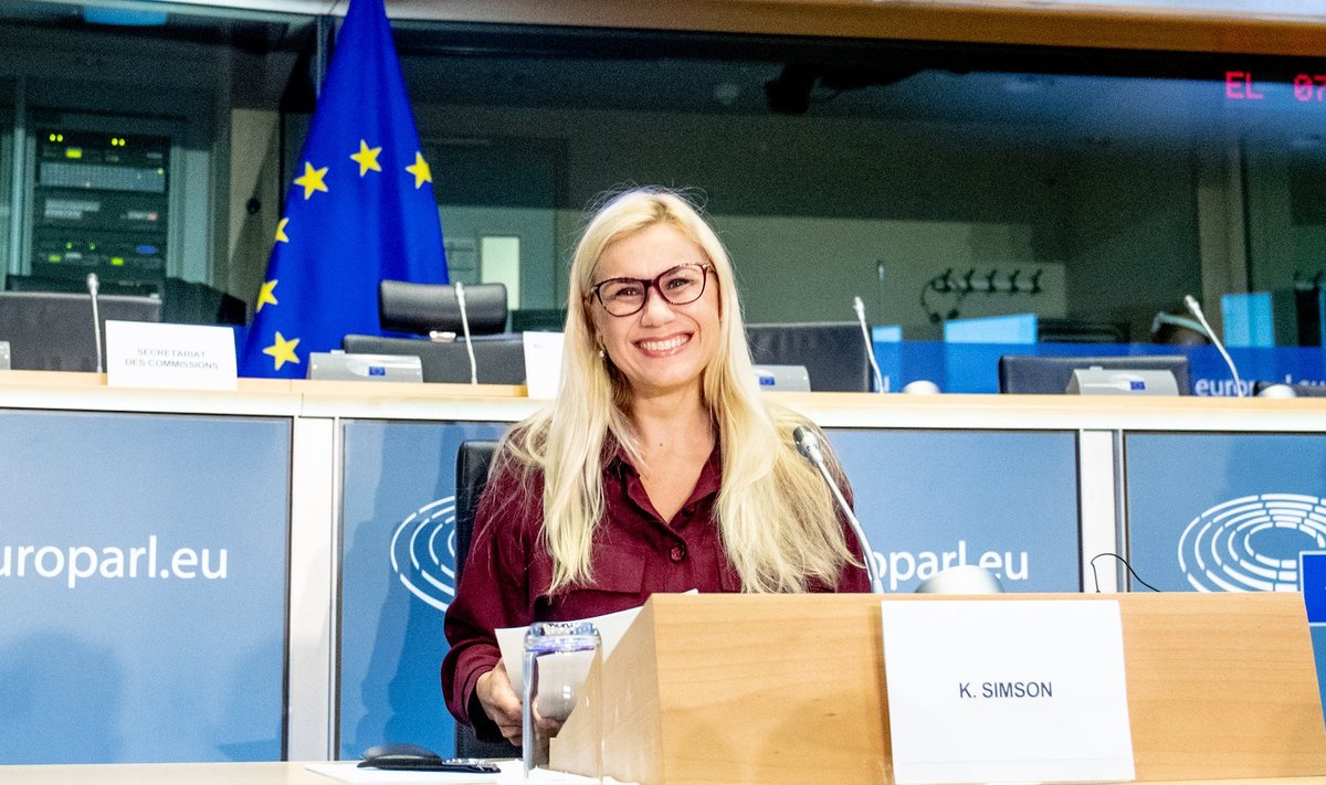 Kadri Simson kuulamisel Euroopa Parlamendis