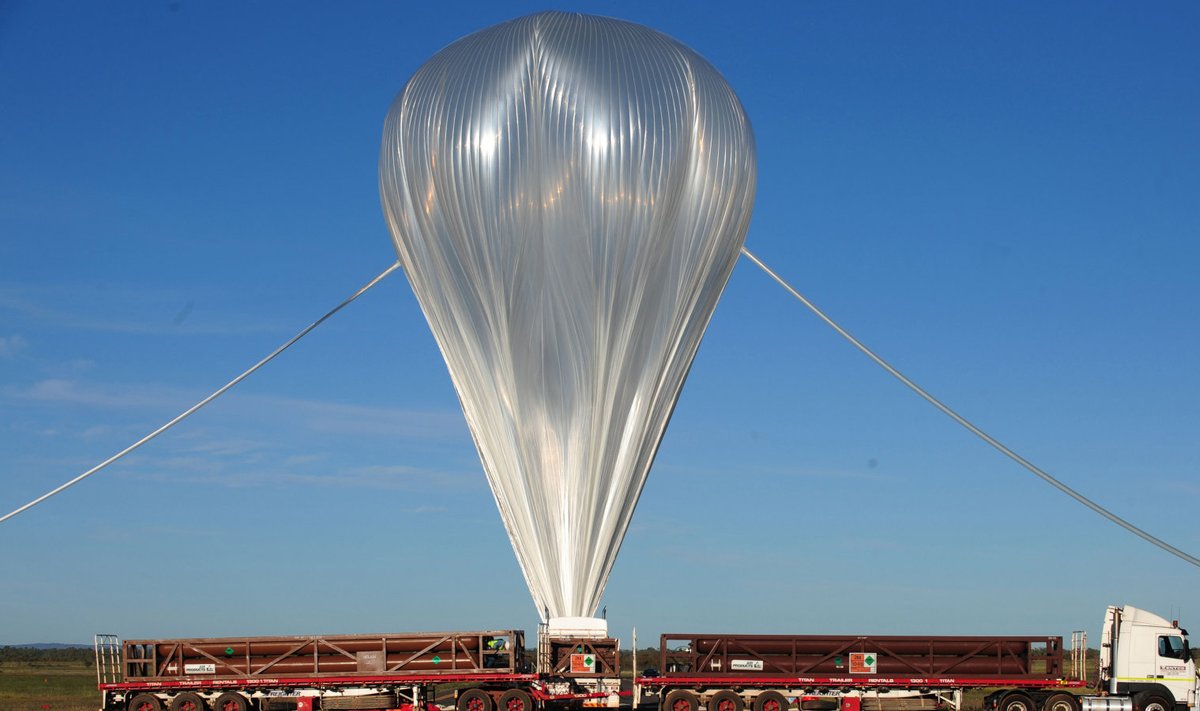 Fotol on NASA stratosfääriõhupall, mis tõusis lausa 40 kilomeetri kõrgusele. Tõenäoliselt kasutab sarnast lahendust ka seekordne teaduskatse.