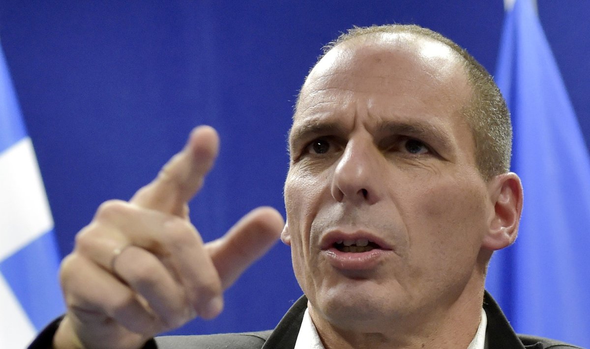 Kreeka rahandusminister Yakis Varoufakis 