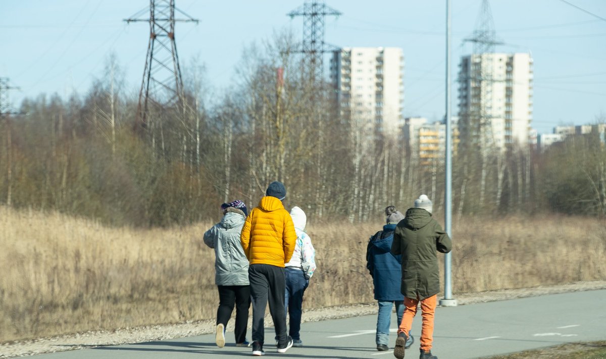 Tallinn, 25.03.2020. Kas inimesed hoiavad teistega vahet ja väldivad lähikontakte?