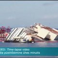 REUTERSI VIDEO: Hämmastav aegnihkes video - vaata kuidas Costa Concordia ühe minutiga püsti tõsteti